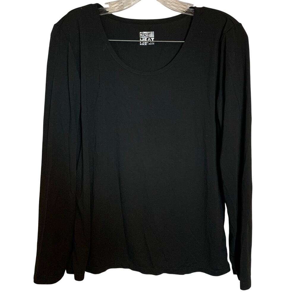 32 Degrees heat base layer shirt women’s xl in black preowned
